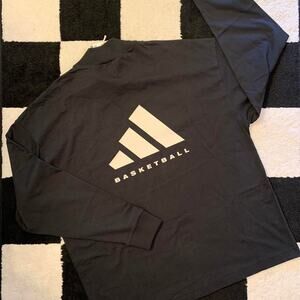 Adidas Basketball Black Long Sleeve T-shirt